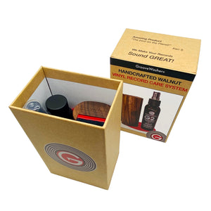 Walnut Record Cleaning Kit