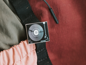 Turntable Enamel Pin